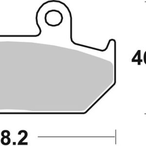 Plaquettes de frein BREMBO route métal fritté – 07HO23SA