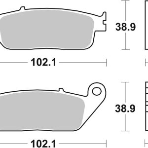 Plaquettes de frein BREMBO route métal fritté – 07HO30SA