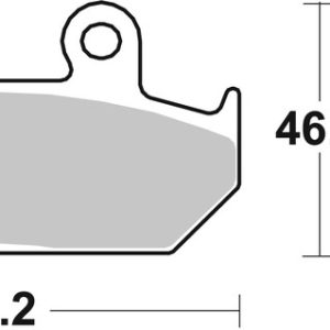 Plaquettes de frein BREMBO route carbone céramique – 07HO3509