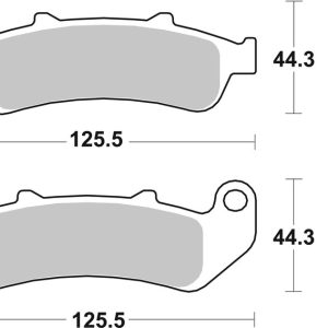 Plaquettes de frein BREMBO route métal fritté – 07HO39SA