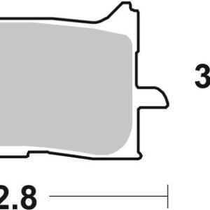 Plaquettes de frein BREMBO route métal fritté – 07HO62LA