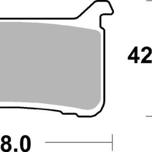 Plaquettes de frein BREMBO route métal fritté – 07HO63SA