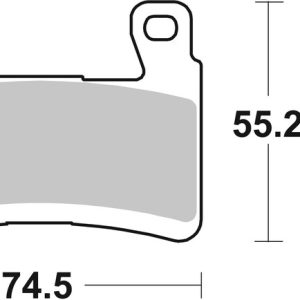 Plaquettes de frein BREMBO carbone céramique – 07KA29RC