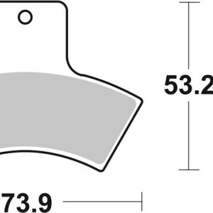 Plaquettes de frein BREMBO Off-Road métal fritté – 07PO04SD