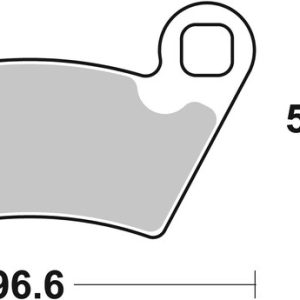 Plaquettes de frein BREMBO Off-Road métal fritté – 07PO07SD