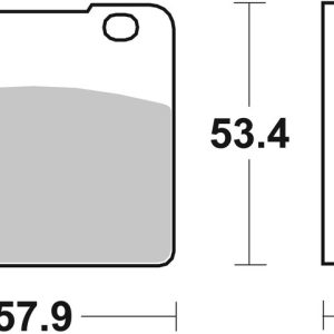 Plaquettes de frein BREMBO route carbone céramique – 07SU0607