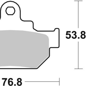 Plaquettes de frein BREMBO route carbone céramique – 07SU0904