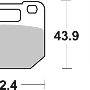 Plaquettes de frein BREMBO route carbone céramique – 07SU1005