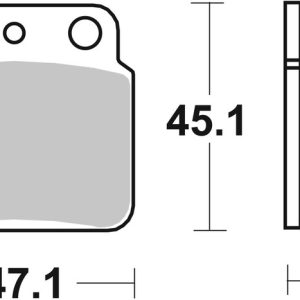 Plaquettes de frein BREMBO Off-Road métal fritté – 07SU29SX