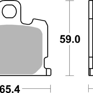 Plaquettes de frein BREMBO route carbone céramique – 07YA0809