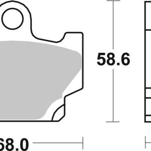 Plaquettes de frein BREMBO route carbone céramique – 07YA1011