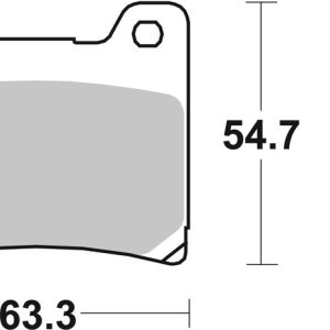 Plaquettes de frein BREMBO route carbone céramique – 07YA1107