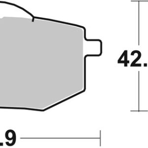 Plaquettes de frein BREMBO route carbone céramique – 07YA1909
