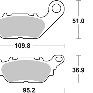Plaquettes de frein BREMBO route carbone céramique – 07YA28CC