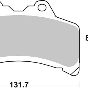 Plaquettes de frein BREMBO route carbone céramique – 07YA3108