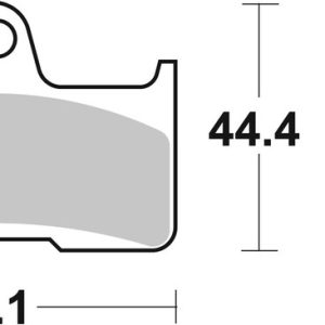Plaquettes de frein BREMBO Off-Road métal fritté – 07YA45SD