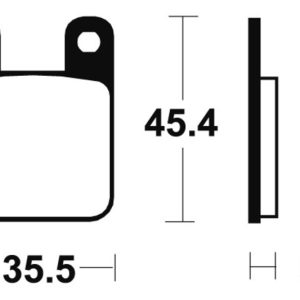 Plaquettes de frein TECNIUM Performance métal fritté – MF59