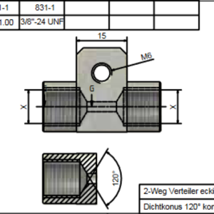 Répartiteur SPEEDBRAKES 811-1 Aluminum Argent