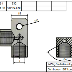 Répartiteur SPEEDBRAKES 812-1 Aluminum Argent