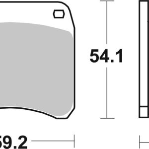Plaquettes de frein BREMBO route carbone céramique – 07GR6610