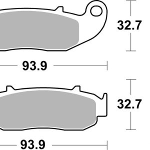 Plaquettes de frein BREMBO route carbone céramique – 07GR79.CC