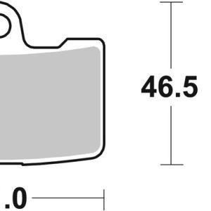 Plaquettes de frein BREMBO route métal fritté – 07HD19SA