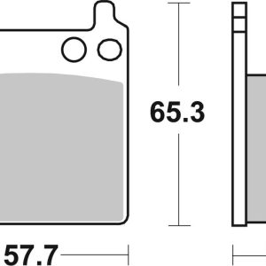 Plaquettes de frein BREMBO route carbone céramique – 07HO0411