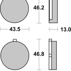 Plaquettes de frein BREMBO route carbone céramique – 07SU0526