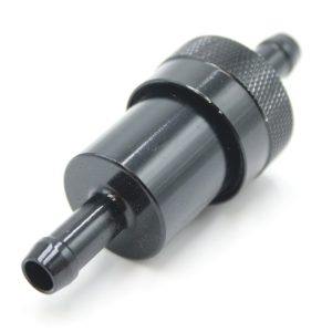 Filtre à essence JMP universel aluminium noir