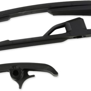 Kit patin de bras oscillant + patin de chaîne inférieur UFO noir KTM