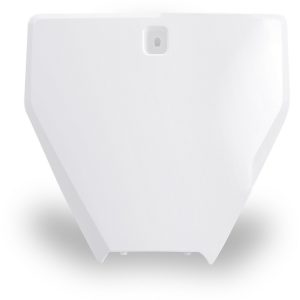 Plaque numéro frontale UFO blanc Husqvarna TC/FC