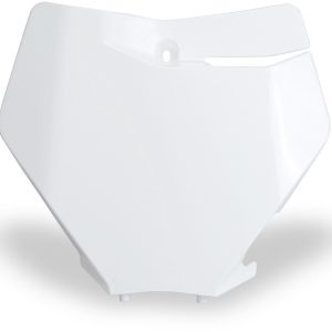 Plaque numéro frontale UFO blanc KTM SX/SX-F
