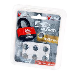 Piles pour antivol VECTOR Minimax+ Alarm – 1,5V (6 pièces)