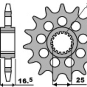 Pignon PBR acier anti-bruit – 525