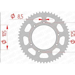 Couronne AFAM acier standard – 420
