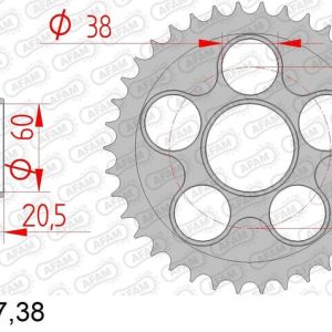 Couronne AFAM acier standard – 520