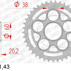 Couronne AFAM acier standard – 520