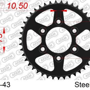 Couronne AFAM acier standard – 525