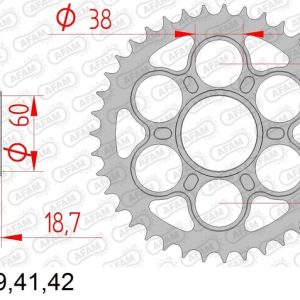 Couronne AFAM acier standard – 525