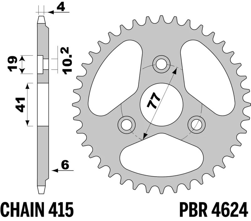 Couronne AFAM acier standard - 520