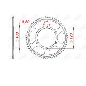 Couronne AFAM acier standard – 428