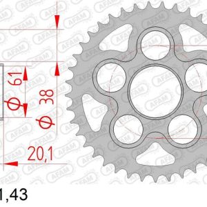 Couronne AFAM acier standard – 520