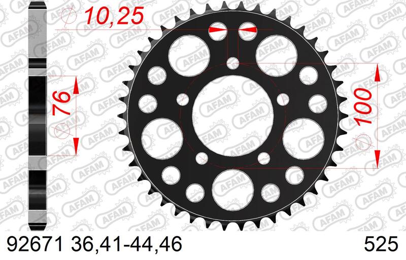 Couronne AFAM acier standard - 525