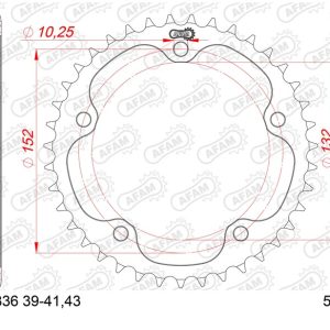 Couronne AFAM acier standard – 525