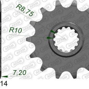 Pignon AFAM acier standard – 420