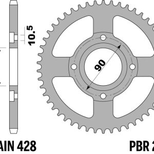 Couronne PBR Acier Standard – 428