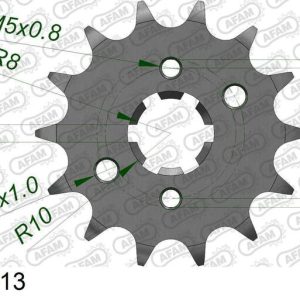 Pignon AFAM acier standard – 428