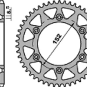 Couronne PBR alu standard – 428