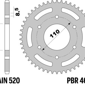 Couronne PBR alu renforcé – 520