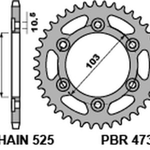 Couronne PBR acier standard – 525